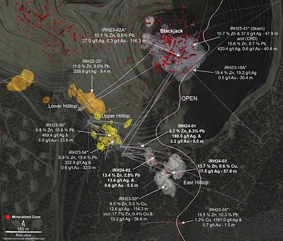 Figure 1 – Hilltop Surface Plan (CNW Group/i-80 Gold Corp)