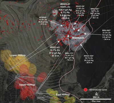 Figure 2 – Blackjack Surface Plan (CNW Group/i-80 Gold Corp)
