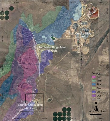 Figure 3 – Property Location Map (CNW Group/i-80 Gold Corp)