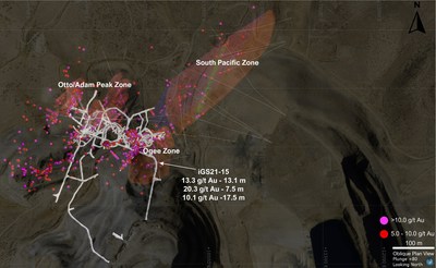 Figure 3 – Oblique Plan View (CNW Group/i-80 Gold Corp)