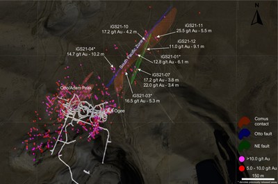 Figure 2 – Oblique Plan View (CNW Group/i-80 Gold Corp)