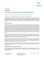 LUCARA PROVIDES UPDATE ON PREVIOUSLY ANNOUNCED PRIVATE PLACEMENT (CNW Group/Lucara Diamond Corp.)