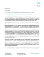 LUCARA INCREASES NON-BROKERED PRIVATE PLACEMENT TO $165.0 MILLION (CNW Group/Lucara Diamond Corp.)