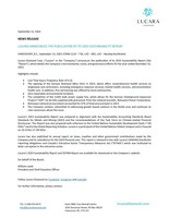 LUCARA ANNOUNCES THE PUBLICATION OF ITS 2023 SUSTAINABILITY REPORT (CNW Group/Lucara Diamond Corp.)