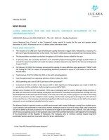 LUCARA ANNOUNCES YEAR END 2023 RESULTS; CONTINUED DEVELOPMENT OF THE UNDERGROUND PROJECT (CNW Group/Lucara Diamond Corp.)