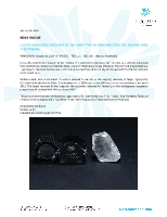 LUCARA ANNOUNCES RECOVERY OF 166 CARAT TYPE IIA DIAMOND FROM THE KAROWE MINE IN BOTSWANA (CNW Group/Lucara Diamond Corp.)