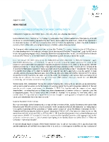 LUCARA ANNOUNCES EXTENSION OF WORKING CAPITAL FACILITY (CNW Group/Lucara Diamond Corp.)