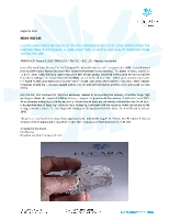 LUCARA ANNOUNCES RECOVERY OF FOURTH DIAMOND IN EXCESS OF 1,000 CARATS FROM THE KAROWE MINE IN BOTSWANA, A 1,080 CARAT TYPE IIA WHITE GEM QUALITY DIAMOND FROM THE SOUTH LOBE (CNW Group/Lucara Diamond Corp.)