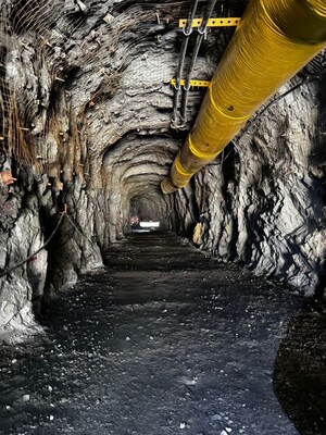 Image 1: Photo of Copala test mine ramp development. (CNW Group/Vizsla Silver Corp.)