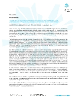 Lucara Signs US$220 Million Senior Debt Facilities for Financing of the Underground Expansion and Ongoing Operations of the Karowe Mine (CNW Group/Lucara Diamond Corp.)