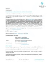 Lucara to Hold a Virtual Town Hall Meeting on June 9, 2021 (CNW Group/Lucara Diamond Corp.)