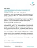 Lucara Secures Credit Approved US$220 Million Senior Debt Facilities for the Underground Expansion of the Karowe Mine and Extends Availability of its Working Capital Facility (CNW Group/Lucara Diamond Corp.)