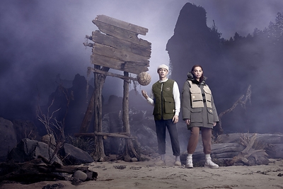 Canada Goose & NBA Collection with Salehe Bembury Signal Vest and Expedition Parka (CNW Group/Canada Goose)