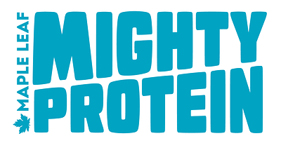 Mighty Protein logo (CNW Group/Maple Leaf Foods Inc.)