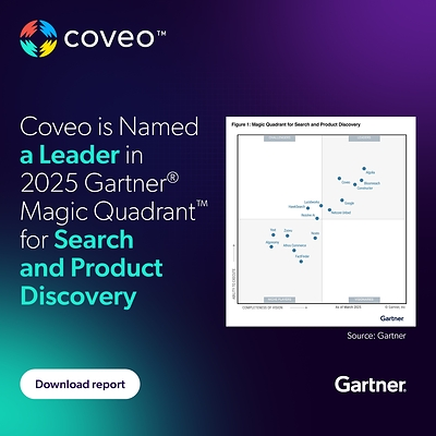 Coveo Named a Leader in the 2025 Gartner® Magic Quadrant™ for Search and Product Discovery (CNW Group/Coveo Solutions Inc.)