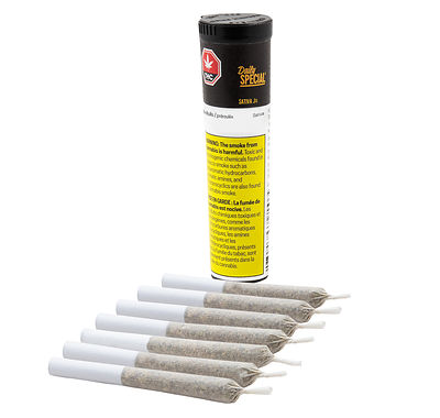 Daily Special | Sativa J’s - THC Pre-Rolls, Sativa (7 x 0.3g) (CNW Group/Aurora Cannabis Inc.)