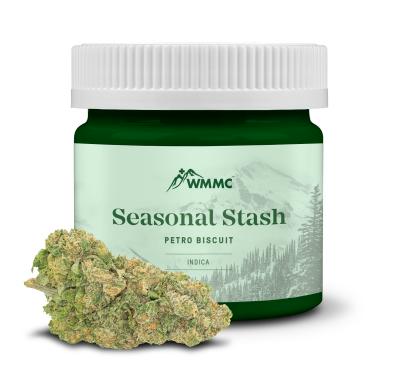 WMMC | Seasonal Stash Petro Biscuit – THC Flower, Indica (10mg) (CNW Group/Aurora Cannabis Inc.)