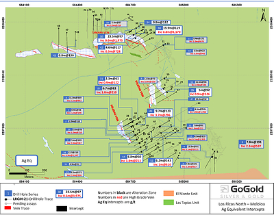 Figure 1: Mololoa Plan View (CNW Group/GoGold Resources Inc.)