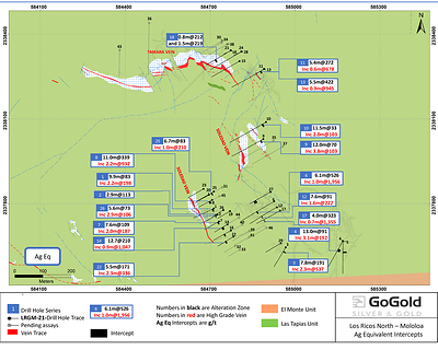 Figure 1: Mololoa Plan View (CNW Group/GoGold Resources Inc.)