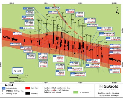 Figure 4: Drilling – Casados Deposit (CNW Group/GoGold Resources Inc.)