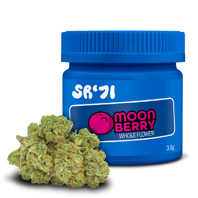San Rafael '71 Moon Berry cannabis flower (CNW Group/Aurora Cannabis Inc.)