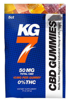 KG7 5 count CBD gummies (CNW Group/Aurora Cannabis Inc.)