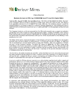 Denison Announces Offering of US$250 Million of Convertible Senior Notes (CNW Group/Denison Mines Corp.)