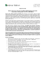 Denison Announces Results from Midwest ISR Preliminary Economic Assessment, Including After-Tax NPV of $965 Million (CNW Group/Denison Mines Corp.)