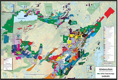 ATHA Energy Corp. Land Holdings (CNW Group/ATHA Energy Corp.)