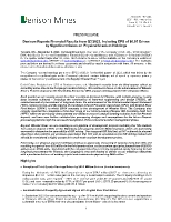 Denison Reports Financial Results from Q3'2023, Including EPS of $0.07 Driven by Significant Gains on Physical Uranium Holdings (CNW Group/Denison Mines Corp.)