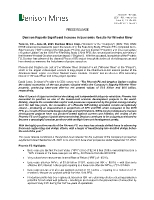 Denison Reports Significant Increase in Economic Results for Wheeler River (CNW Group/Denison Mines Corp.)