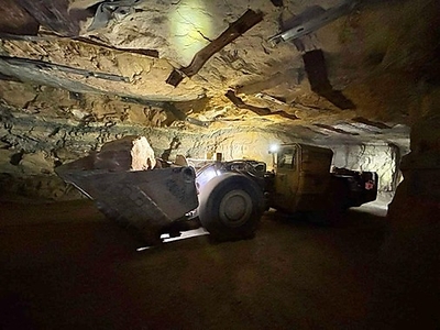 Figure 1:  Scooptram mucking underground at the Tony M Mine (CNW Group/IsoEnergy Ltd.)