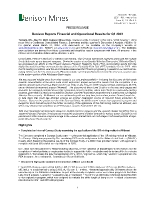 Denison Reports Financial and Operational Results for Q1 2023 (CNW Group/Denison Mines Corp.)