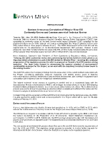 Denison Announces Completion of Wheeler River EIS Conformity Review and Commencement of Technical Review (CNW Group/Denison Mines Corp.)