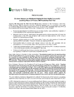 (CNW Group/Denison Mines Corp.)