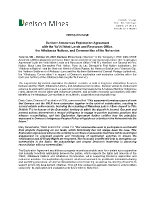Denison Announces Exploration Agreement with the Ya’thi Néné Lands and Resources Office, the Athabasca Nations, and Communities of the Nuhenéné (CNW Group/Denison Mines Corp.)