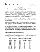 Denison Announces Discovery of High-Grade Uranium Mineralization At 24.68% Owned Waterfound JV (CNW Group/Denison Mines Corp.)