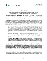 Denison Announces Intersection of 24.9% eU3O8 over 4.2 metres extending beyond the high-grade domain at Phoenix Zone A (CNW Group/Denison Mines Corp.)