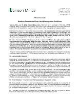 Denison Announces Board and Management Additions (CNW Group/Denison Mines Corp.)