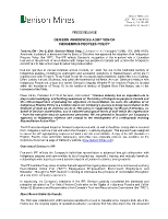 Denison Announces Adoption of Indigenous Peoples Policy (CNW Group/Denison Mines Corp.)