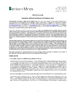 Denison Reports Results From Q3 2021 (CNW Group/Denison Mines Corp.)