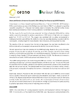 Orano and Denison Announce Successful 2021 Mining Test Showcasing SABRE Potential (CNW Group/Denison Mines Corp.)