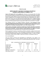 Denison Reports Decision to Increase Anticipated ISR Mining Head Grade at Phoenix by 50% (CNW Group/Denison Mines Corp.)