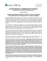 Denison Announces Funding of Project Finance Initiative Involving Strategic Acquisition of Physical Uranium (CNW Group/Denison Mines Corp.)