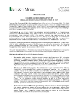 Denison Announces Ramp-Up of Wheeler River Evaluation Activities in 2021 (CNW Group/Denison Mines Corp.)