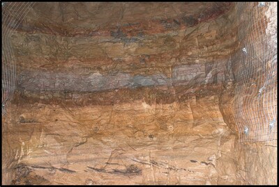 Global Atomic - Decline ramp progressing in competent sandstone (CNW Group/Global Atomic Corporation)