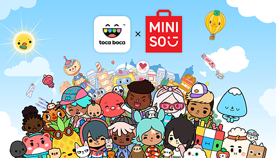 Toca Boca, Spin Master’s Sweden-based digital games studio, and globally recognized retail brand MINISO are bringing the playful world of Toca Boca to fans through an exclusive collection of lifestyle products launching May 1, 2026. (CNW Group/Spin Master Corp.)
