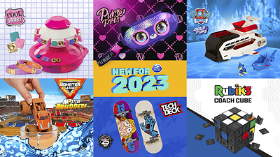 Spin Master unveils their 2023 portfolio of toys, games and activities that will spark creativity and imagination in both kids and kids at heart this year. (CNW Group/Spin Master)