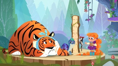 Vida the Vet follows ten-year-old Vida, an animal doctor who nurtures the charming and silly woodland creatures who live outside her home. (CNW Group/Spin Master)