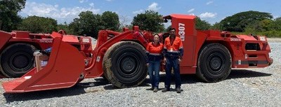 First batch of underground equipment received. (CNW Group/Soma Gold Corp.)
